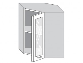 1.60.3у Шкаф настенный (h=720) угловой на 600мм со стекл. дверцей в Снежинске - snezhinsk.mebel74.com | фото
