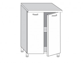 2.60.2 Шкаф-стол на 600мм с 2-мя дверцами в Снежинске - snezhinsk.mebel74.com | фото
