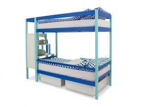 Двухъярусная кровать Svogen с ящиками мятно-синий в Снежинске - snezhinsk.mebel74.com | фото 5