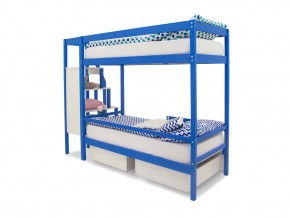 Двухъярусная кровать Svogen с ящиками синий в Снежинске - snezhinsk.mebel74.com | фото 5