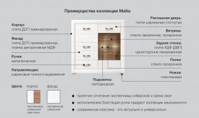 Гостиная модульная Мальта сибирская лиственница в Снежинске - snezhinsk.mebel74.com | фото 5