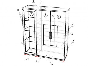 Гостиная модульная Тиффани в Снежинске - snezhinsk.mebel74.com | фото 3