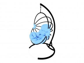 Кокон Веер без ротанга голубая подушка в Снежинске - snezhinsk.mebel74.com | фото 1