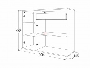 Комод 10 фант ясень анкор в Снежинске - snezhinsk.mebel74.com | фото 2