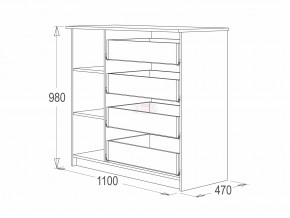 Комод 9 фант ясень анкор в Снежинске - snezhinsk.mebel74.com | фото 2