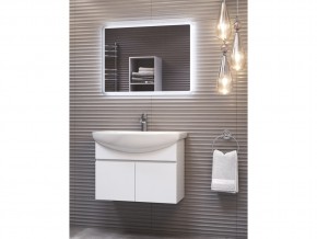 Комплект мебели в ванную Wing 600-2 подвесной белый в Снежинске - snezhinsk.mebel74.com | фото 1