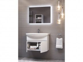 Комплект мебели в ванную Wing 600-2 подвесной белый в Снежинске - snezhinsk.mebel74.com | фото 3