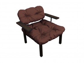 Кресло Дачное коричневая подушка в Снежинске - snezhinsk.mebel74.com | фото