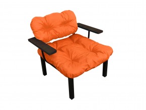Кресло Дачное оранжевая подушка в Снежинске - snezhinsk.mebel74.com | фото
