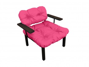 Кресло Дачное розовая подушка в Снежинске - snezhinsk.mebel74.com | фото 1