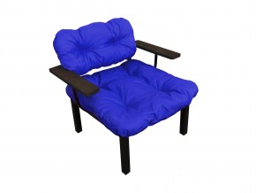 Кресло Дачное синяя подушка в Снежинске - snezhinsk.mebel74.com | фото