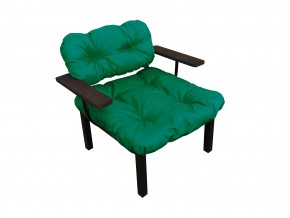 Кресло Дачное зелёная подушка в Снежинске - snezhinsk.mebel74.com | фото 1