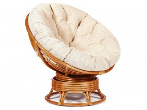 Кресло-качалка Papasan w 23/01 B с подушкой Cognac, ткань Старт в Снежинске - snezhinsk.mebel74.com | фото 1