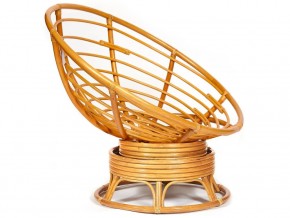 Кресло-качалка Papasan w 23/01 B с подушкой Honey, ткань Коричневый в Снежинске - snezhinsk.mebel74.com | фото 2