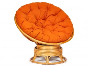 Кресло-качалка Papasan w 23/01 B с подушкой Honey, ткань Оранжевый в Снежинске - snezhinsk.mebel74.com | фото
