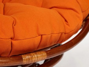Кресло-качалка Papasan w 23/01 B с подушкой Pecan, ткань Оранжевый в Снежинске - snezhinsk.mebel74.com | фото 3