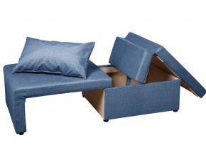 Кресло-кровать Милена велюр синий в Снежинске - snezhinsk.mebel74.com | фото 2