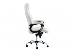 Кресло офисное Boss люкс хром кожзам белый в Снежинске - snezhinsk.mebel74.com | фото 2