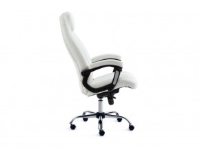 Кресло офисное Boss люкс хром кожзам белый в Снежинске - snezhinsk.mebel74.com | фото 3