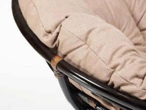 Кресло Papasan 23/01 W с подушкой Antique brown, экошерсть Коричневый в Снежинске - snezhinsk.mebel74.com | фото 4
