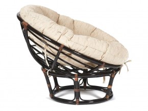 Кресло Papasan 23/01 W с подушкой Antique brown, ткань Старт в Снежинске - snezhinsk.mebel74.com | фото 3