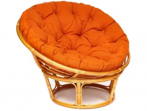 Кресло Papasan 23/01 W с подушкой Honey, ткань Оранжевый в Снежинске - snezhinsk.mebel74.com | фото