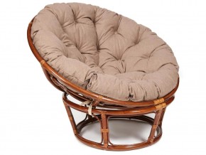 Кресло Papasan 23/01 W с подушкой Pecan, экошерсть Коричневый в Снежинске - snezhinsk.mebel74.com | фото