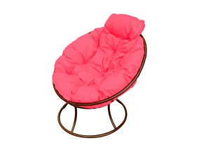 Кресло Папасан мини без ротанга розовая подушка в Снежинске - snezhinsk.mebel74.com | фото