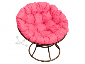 Кресло Папасан пружинка без ротанга розовая подушка в Снежинске - snezhinsk.mebel74.com | фото