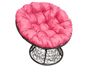 Кресло Папасан с ротангом розовая подушка в Снежинске - snezhinsk.mebel74.com | фото