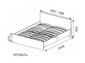 Кровать 1600х2000 ортопедическое основание в Снежинске - snezhinsk.mebel74.com | фото