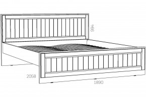 Кровать 1800 Оливия НМ 040.34-03 Х в Снежинске - snezhinsk.mebel74.com | фото 2