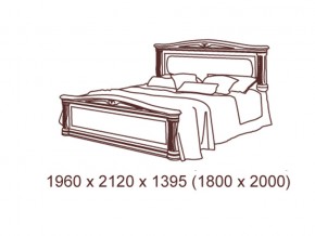 Кровать 2-х спальная 1800*2000 с ортопедом в Снежинске - snezhinsk.mebel74.com | фото
