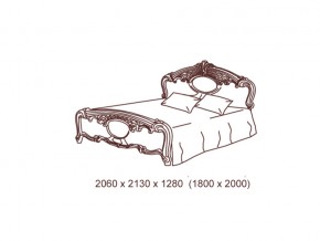 Кровать 2-х спальная 1800*2000 с основанием в Снежинске - snezhinsk.mebel74.com | фото