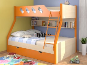 Кровать Дельта 20.02 оранжевая в Снежинске - snezhinsk.mebel74.com | фото
