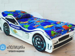 Кровать детская машина Полиции в Снежинске - snezhinsk.mebel74.com | фото