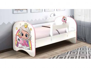 Кровать детская с фотопечатью без ящика Принцесса 700*1400 в Снежинске - snezhinsk.mebel74.com | фото 1