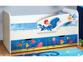 Кровать детская с фотопечатью Дельфин 800*1600 в Снежинске - snezhinsk.mebel74.com | фото 1