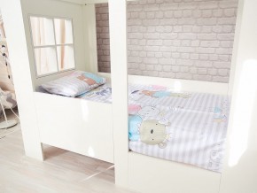 Кровать детская Теремок без ящика белая в Снежинске - snezhinsk.mebel74.com | фото 2
