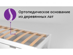 Кровать-домик мягкий Svogen с бортиком дерево-белый в Снежинске - snezhinsk.mebel74.com | фото 2