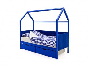 Кровать-домик мягкий Svogen с ящиками синий в Снежинске - snezhinsk.mebel74.com | фото