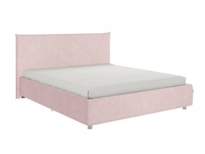 Кровать Квест 1600 велюр нежно-розовый в Снежинске - snezhinsk.mebel74.com | фото 1