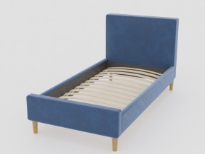 Кровать Линси 900 синий в Снежинске - snezhinsk.mebel74.com | фото 1