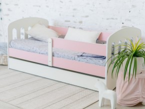 Кровать Малыш с ящиком розовый в Снежинске - snezhinsk.mebel74.com | фото 1