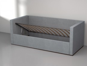 Кровать мягкая с подъёмным механизмом арт. 030 серый в Снежинске - snezhinsk.mebel74.com | фото 2