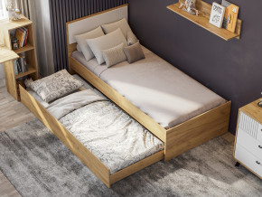 Кровать одинарная Милан выкатная с настилом в Снежинске - snezhinsk.mebel74.com | фото
