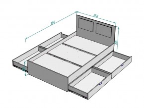 Кровать Ольга L37 ширина 1200 в Снежинске - snezhinsk.mebel74.com | фото 3