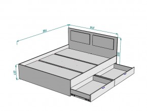 Кровать Ольга L39 ширина 1600 в Снежинске - snezhinsk.mebel74.com | фото 3