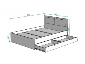 Кровать Ольга L41 ширина 1400 в Снежинске - snezhinsk.mebel74.com | фото 3