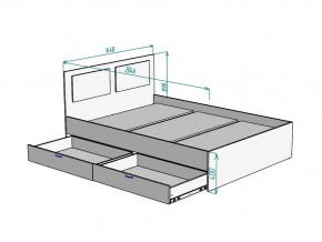 Кровать Ольга L42 ширина 1400 в Снежинске - snezhinsk.mebel74.com | фото 3